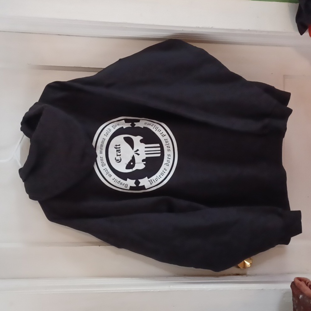 Craft black hooded sweatshirt size 2xlarge new